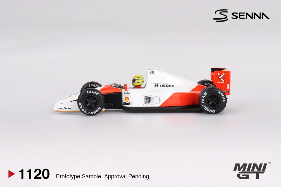 [PRE-ORDER] - Mini GT - McLaren MP4/6 #1 Ayrton Senna 1991 Japanese Grand Prix 2nd Place - Scala 1/64 MGT01120-L - Image 3