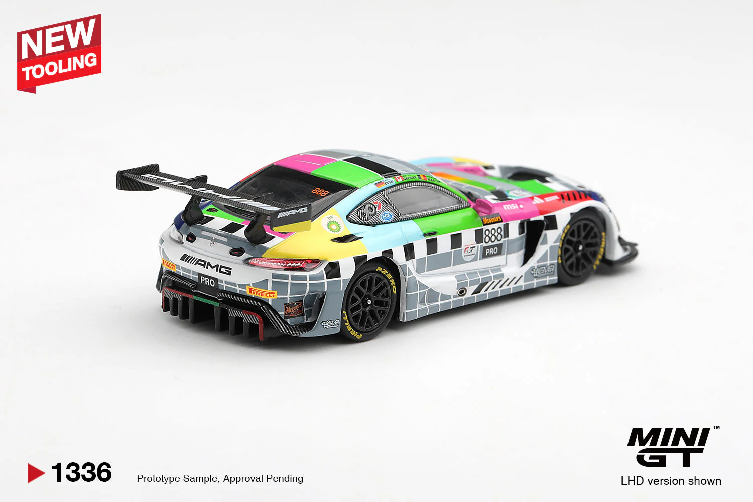 [PRE-ORDER] Mini GT - Mercedes-AMG GT3 #888 Mercedes-AMG Team GMR Meguiar's Bathurst 12 Hour 2025 - Scala 1-64 MGT01336-L - Image 2