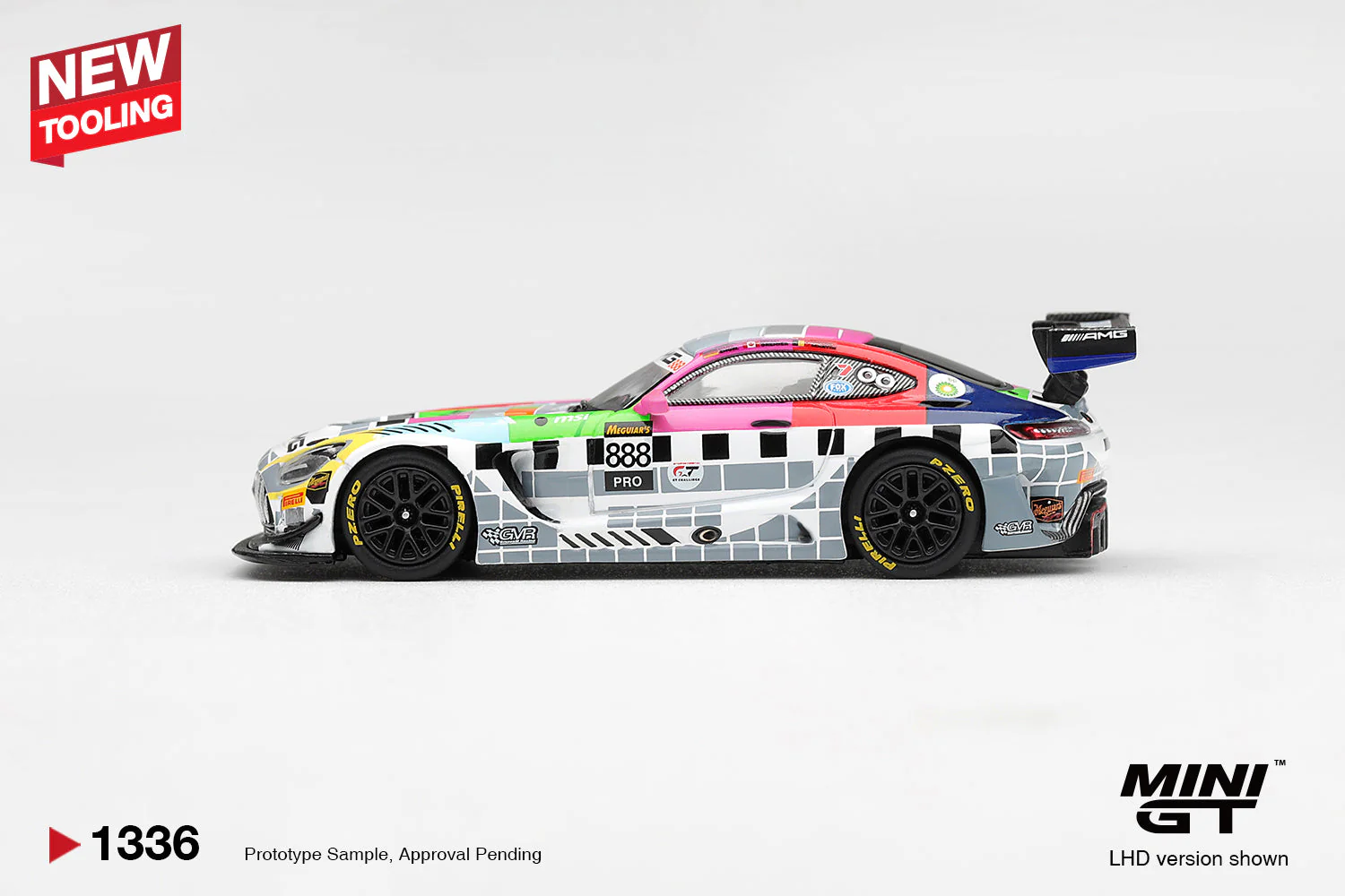[PRE-ORDER] Mini GT - Mercedes-AMG GT3 #888 Mercedes-AMG Team GMR Meguiar's Bathurst 12 Hour 2025 - Scala 1-64 MGT01336-L - Image 3
