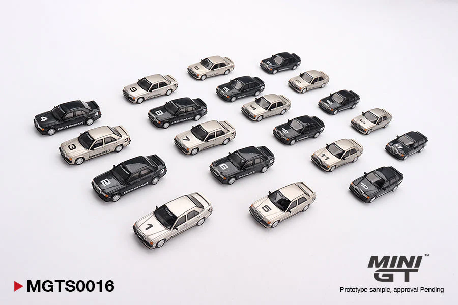 Mini GT - Mercedes-Benz 190E EVO1 Nürburgring Race of Champions Set Limited Edition 1984 - Scala 1/64 MGTS0016 - Image 3