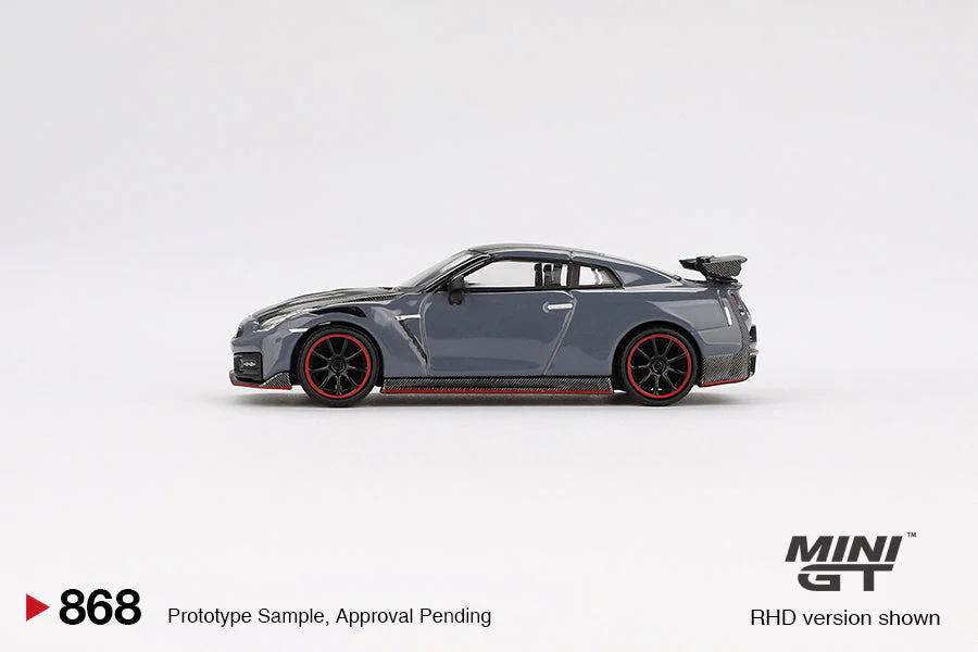 Mini Gt - Nissan GT-R Nismo 2024 NISMO Stealth Gray - Scala 1/64 MGT00868-L - Image 3