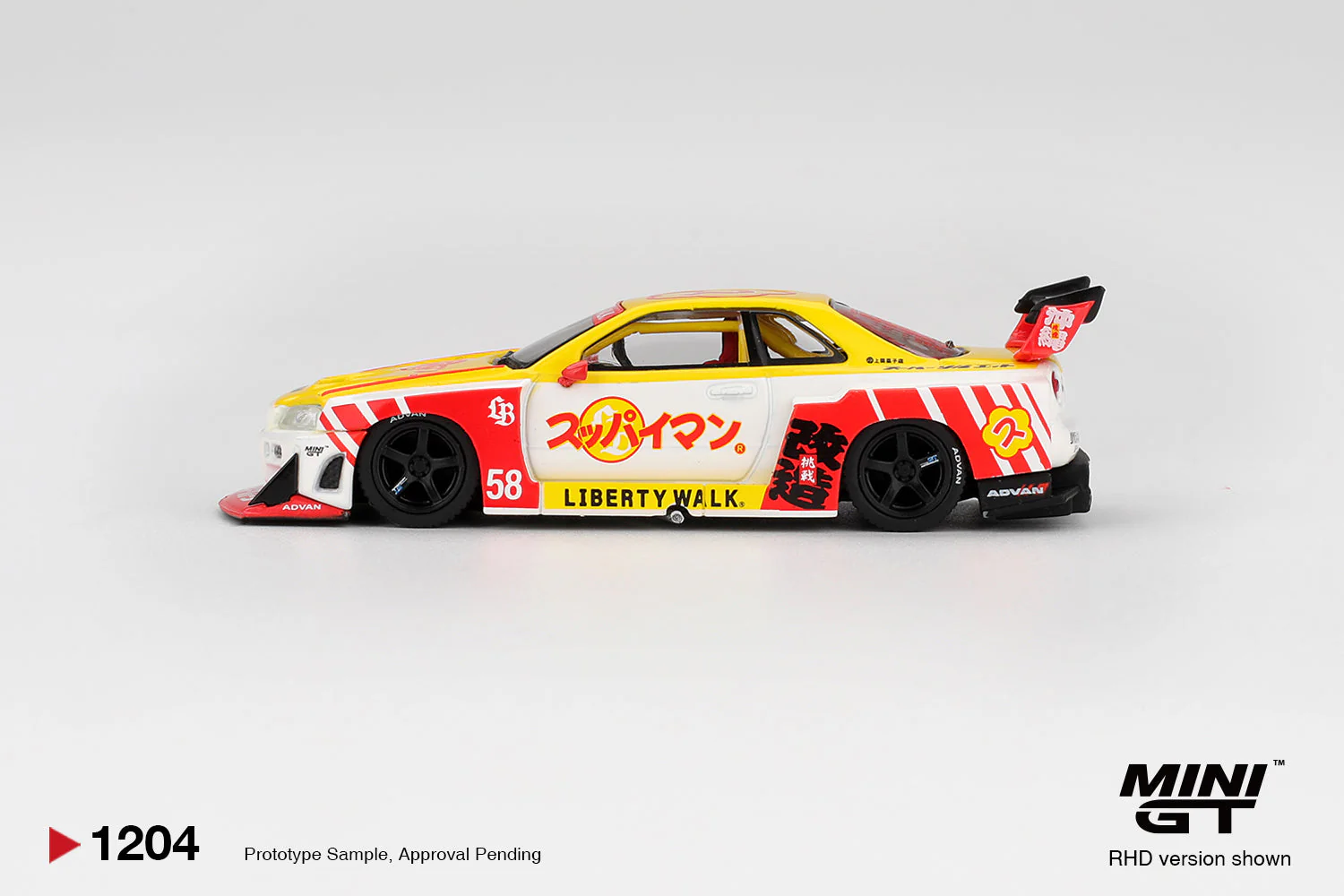 [PRE-ORDER] - Mini GT - Nissan LB-ER34 Super Silhouette SKYLINE Suppaiman Okinawa 2025 - Scala 1/64 MGT01204-R - Image 3
