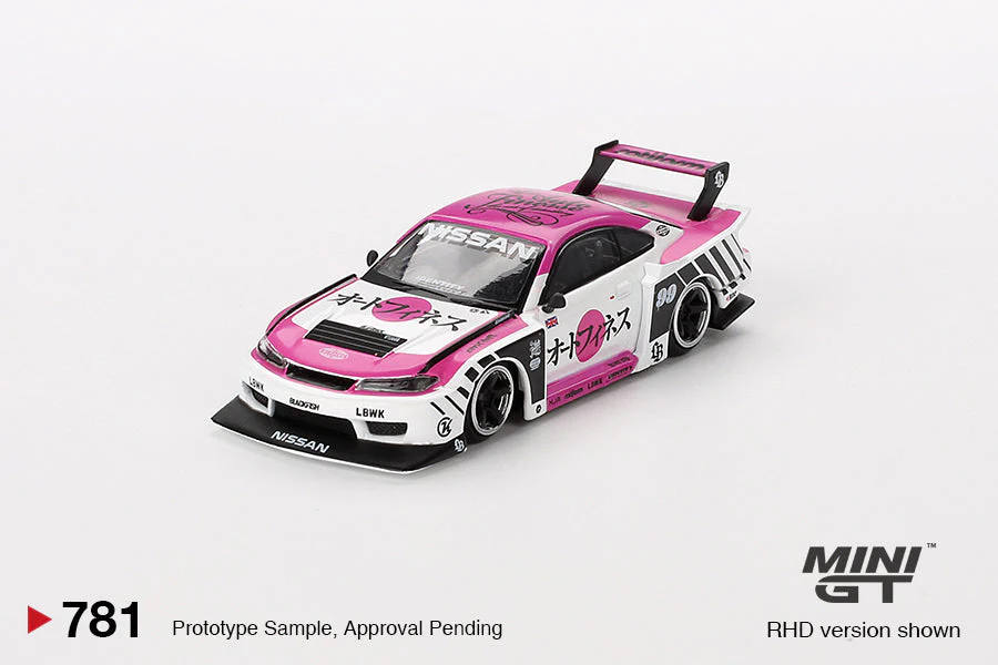 Mini GT - Nissan LB-Super Silhouette S15 SILVIA Auto Finesse SEMA 2023 - Scala 1/64 MGT00781-R