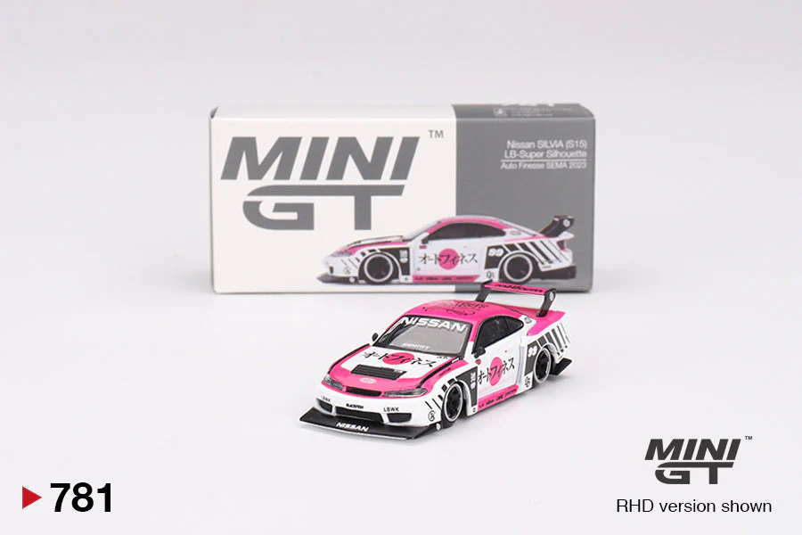 Mini GT - Nissan LB-Super Silhouette S15 SILVIA Auto Finesse SEMA 2023 - Scala 1/64 MGT00781-R - Image 4