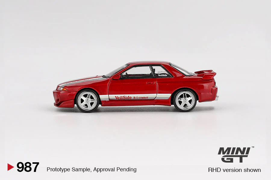 Mini Gt - Nissan Skyline GT-R (R32) VeilSide Combat C-I Gem Red - Scala 1/64 MGT00987-R - Image 3
