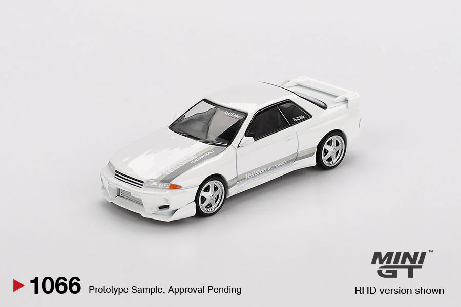 Mini GT - Nissan Skyline GT-R R32 Veilside Combat C-I White 2011 (RHD) - Scala 1/64 MGT01066-R