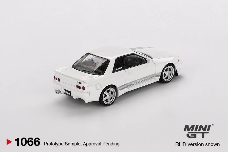 Mini GT - Nissan Skyline GT-R R32 Veilside Combat C-I White 2011 (RHD) - Scala 1/64 MGT01066-R - Image 2