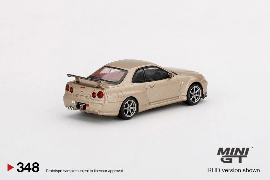 Mini GT - Nissan Skyline GT-R (R34) M-Spec Silica Breath - Scala 1/64 MGT00348-R - Image 3