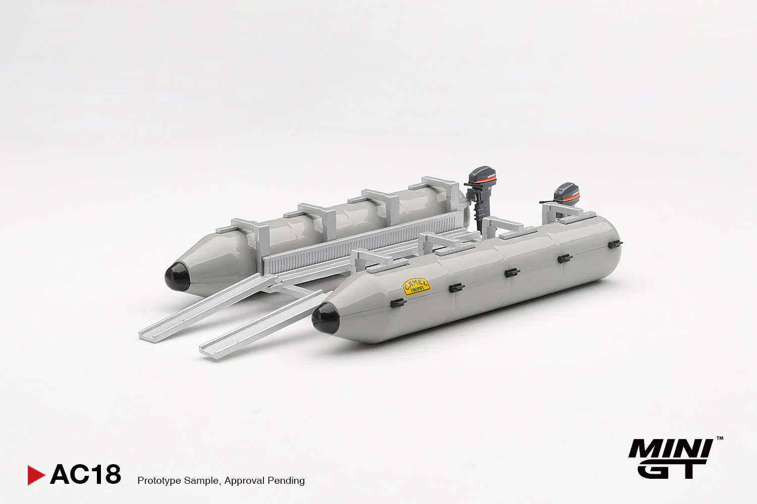 [PRE-ORDER] Mini GT - Pontoon Raft Camel Trophy 1985 – Scala 1/64 MGTAC18 - Image 3
