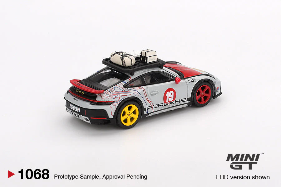 Mini GT - Porsche 911 Dakar "Uncle Rally" 2024 (LHD) - Scala 1/64 MGT01068-L - Image 2
