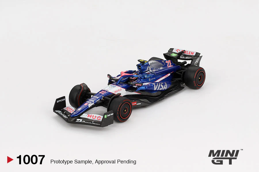 Mini Gt - Racing Bulls RB VCARB 01 #22 Yuki Tsunoda 2024 F1 2024 Bahrain GP - Scala 1/64 MGT01007-L