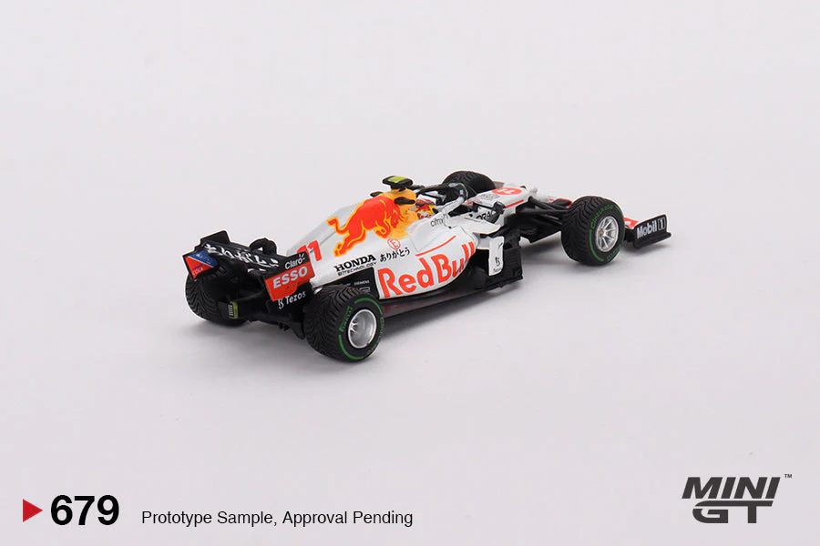 Mini GT - Red Bull RB16B #11 Sergio Pérez 2021 Turkish Grand Prix 3rd Place - Scala 1/64 MGT00679 - Image 3