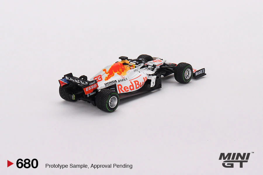Mini GT - Red Bull RB16B #33 Max Verstappen 2021 Turkish Grand Prix 2nd Place - Scala 1/64 MGT00680 - Image 3