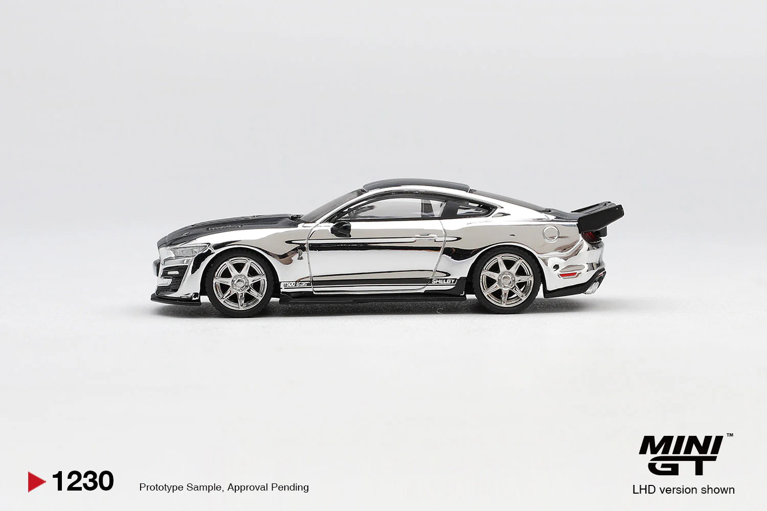 [PRE-ORDER] Mini GT - Shelby GT500 Dragon Snake Concept Chrome Silver 2020 - Scala 1/64 MGT01230-L - Image 3