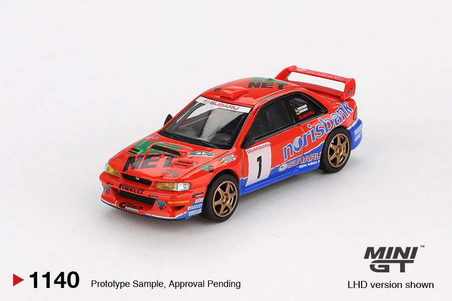 Mini GT - Subaru Impreza WRC97 #1 1999 DRM Champion - Scala 1/64 MGT01140-L