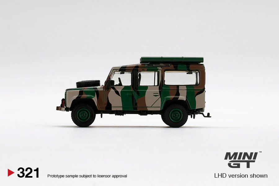 Mini GT - Land Rover Defender 110 Malaysian Army - Scala 1/64 MGT00321-R - Image 4