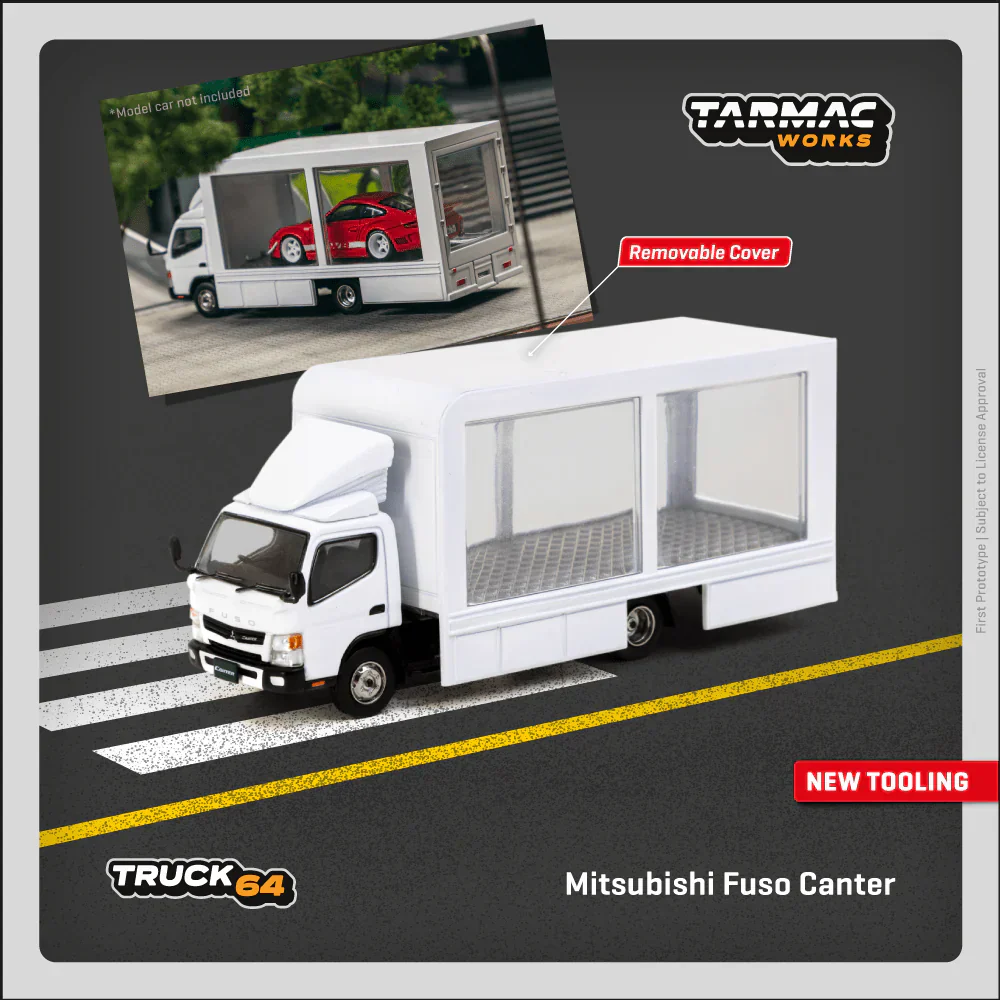 Tarmac Works - Mitsubishi Fuso Canter Mobile Display Truck - TRUCK64 - Scala 1/64 T64T-TL002-DW