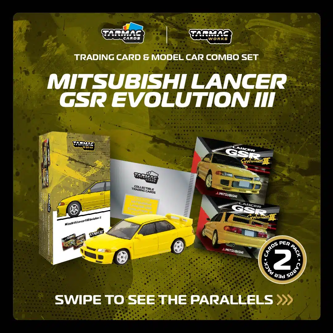 Tarmac Works - Mitsubishi Lancer GSR Evolution III Yellow - GLOBAL64 - Scala 1/64 T64G-050-YL - Image 3