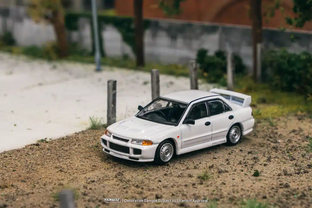 Tarmac Works - Mitsubishi Lancer RS Evolution III White - GLOBAL64 - Scala 1/64 T64G-050-RS - Image 4