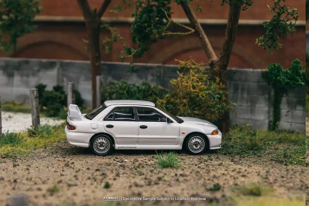 Tarmac Works - Mitsubishi Lancer RS Evolution III White - GLOBAL64 - Scala 1/64 T64G-050-RS - Image 5