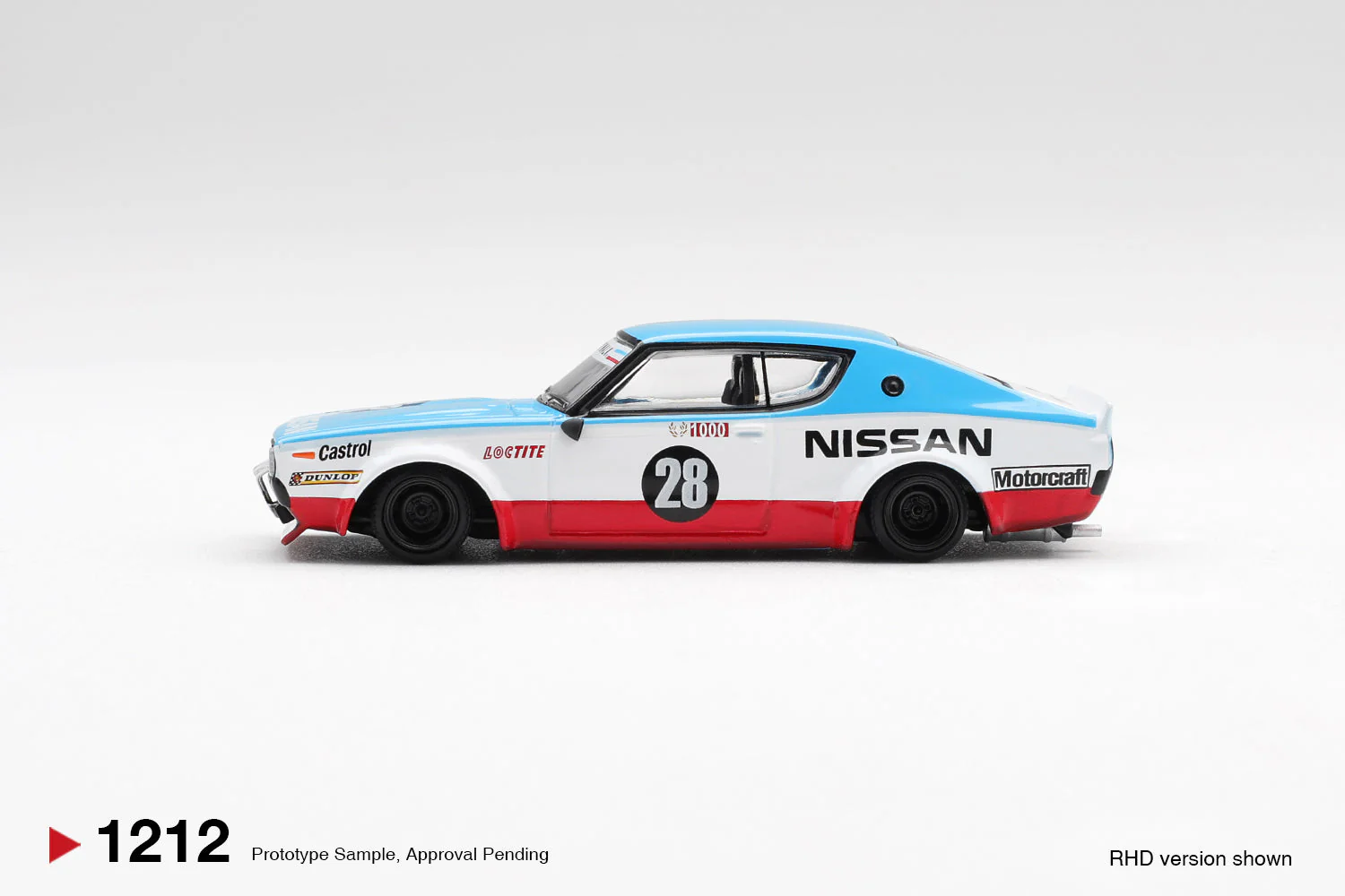 [PRE-ORDER] - Mini GT - Nissan GT-R (KPGC110) Skyline Kenmeri Liberty Walk Nissan Racing 75 concept 2024 - Scala 1/64 MGT01212-R - Image 3