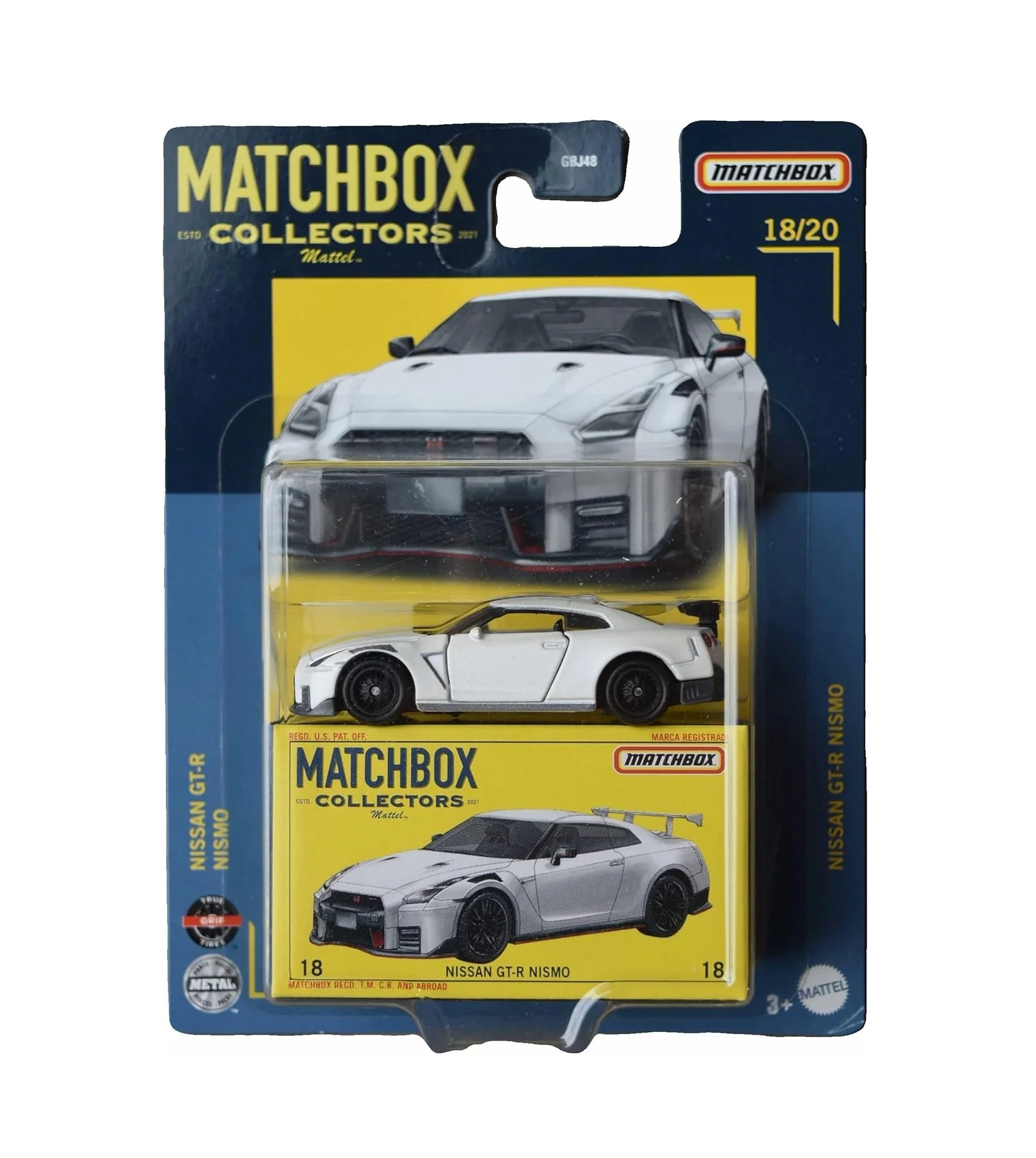 Matchbox Collectors - Nissan GT-R Nismo 18/20 - Scala 1/64 Circa