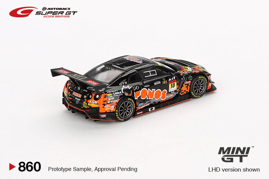 Mini GT - Nissan GT-R NISMO GT3 #10 "PONOS GAINER GT-R" 2023 SUPER GT SERIES - Scala 1/64 MGT00860-BL - Image 3