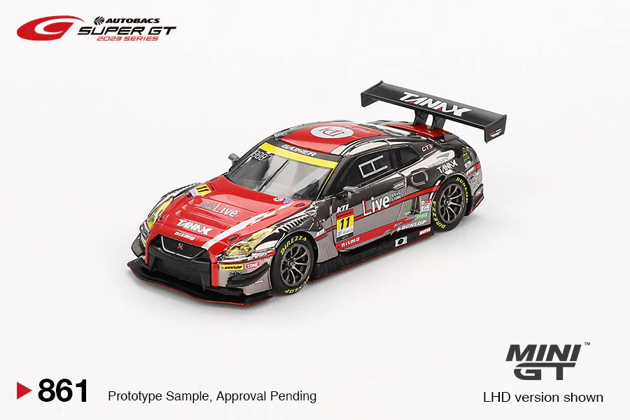 Mini GT - Nissan GT-R NISMO GT3 #11 "GAINER TANAX GT-R" - Scala 1/64 MGT00861-BL Blister Packaging - Image 2