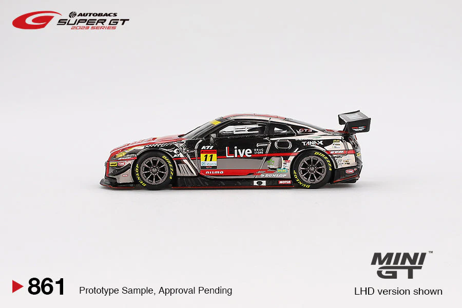 Mini GT - Nissan GT-R NISMO GT3 #11 "GAINER TANAX GT-R" - Scala 1/64 MGT00861-BL Blister Packaging - Image 4