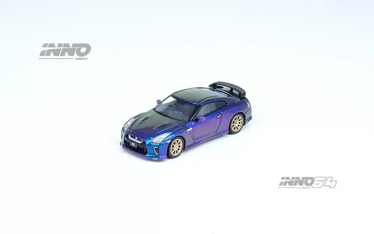 INNO64 - Nissan GT-R R35 T-Spec Midnight Purple - Scala 1/64 IN64-R35TS-MP - Image 3