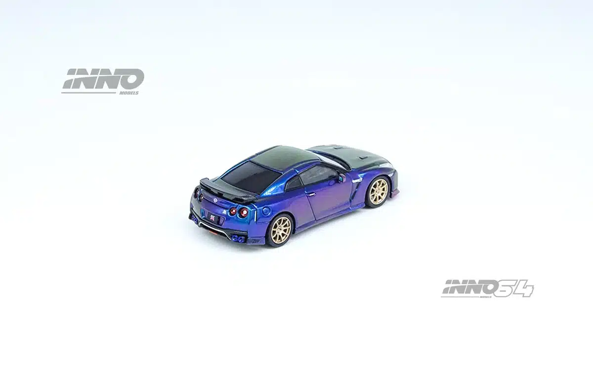 INNO64 - Nissan GT-R R35 T-Spec Midnight Purple - Scala 1/64 IN64-R35TS-MP - Image 4