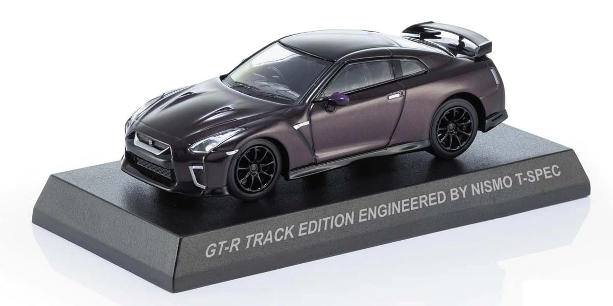 Kyosho - Nissan GT-R Track Edition Engineered By Nismo T-Spec Midnight Purple - Mini Car & Book - Scala 1/64 - Image 3