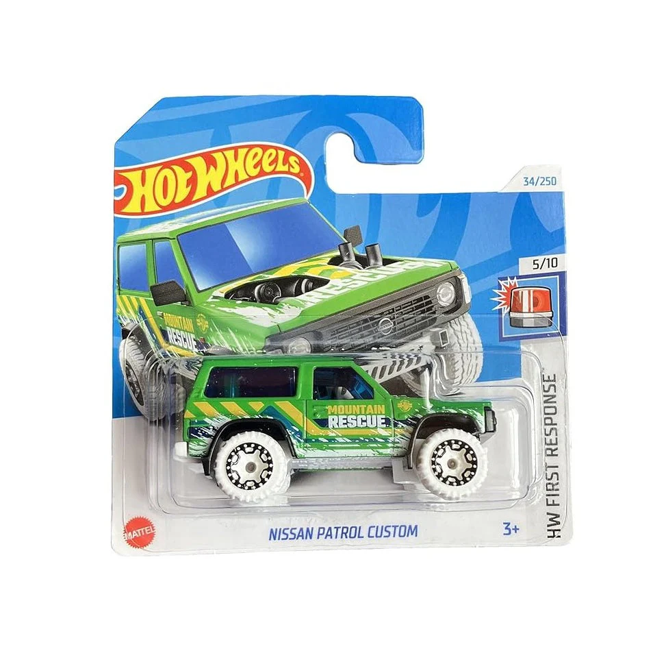 Hot Wheels - Nissan Patrol Custom Green - HW First Response 5/10 - Scala 1/64 Circa