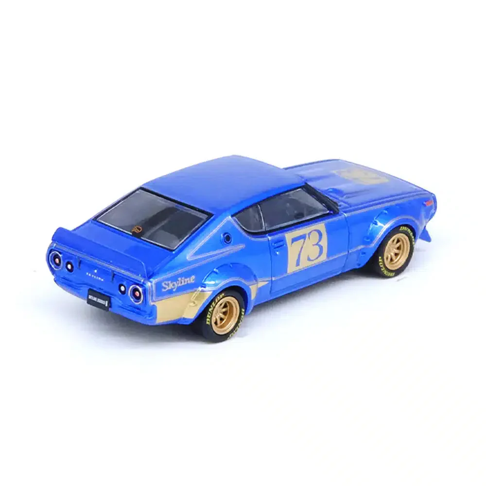 INNO64 - Nissan Skyline 2000 GT-R (KPGC110) Racing Concept 1972 Blue - Scala 1/64 IN64-KPGC110RC-BLU - Image 3