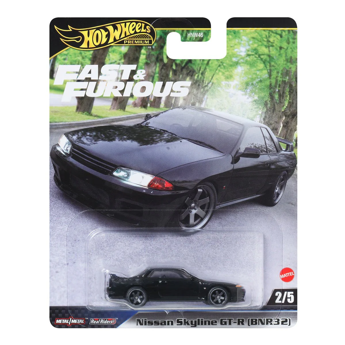 Hot Wheels Premium - Nissan Skyline GT-R (BNR32) Fast & Furious - Scala 1/64