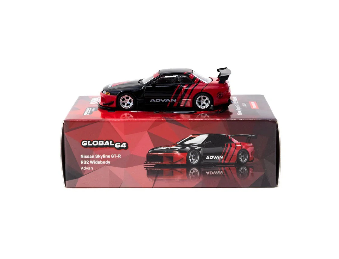 Tarmac Works - Nissan Skyline GT-R R32 Widebody Advan - Scala 1/64 T64G-061-ADV - Image 3