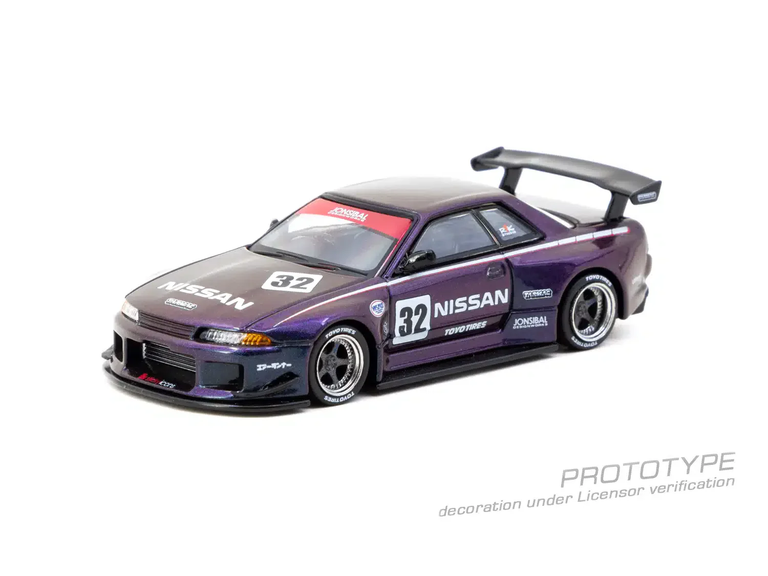 Tarmac Works - Nissan Skyline (R32) Widebody Midnight purple - GLOBAL64 - Scala 1/64 T64G-061-MP - Image 2