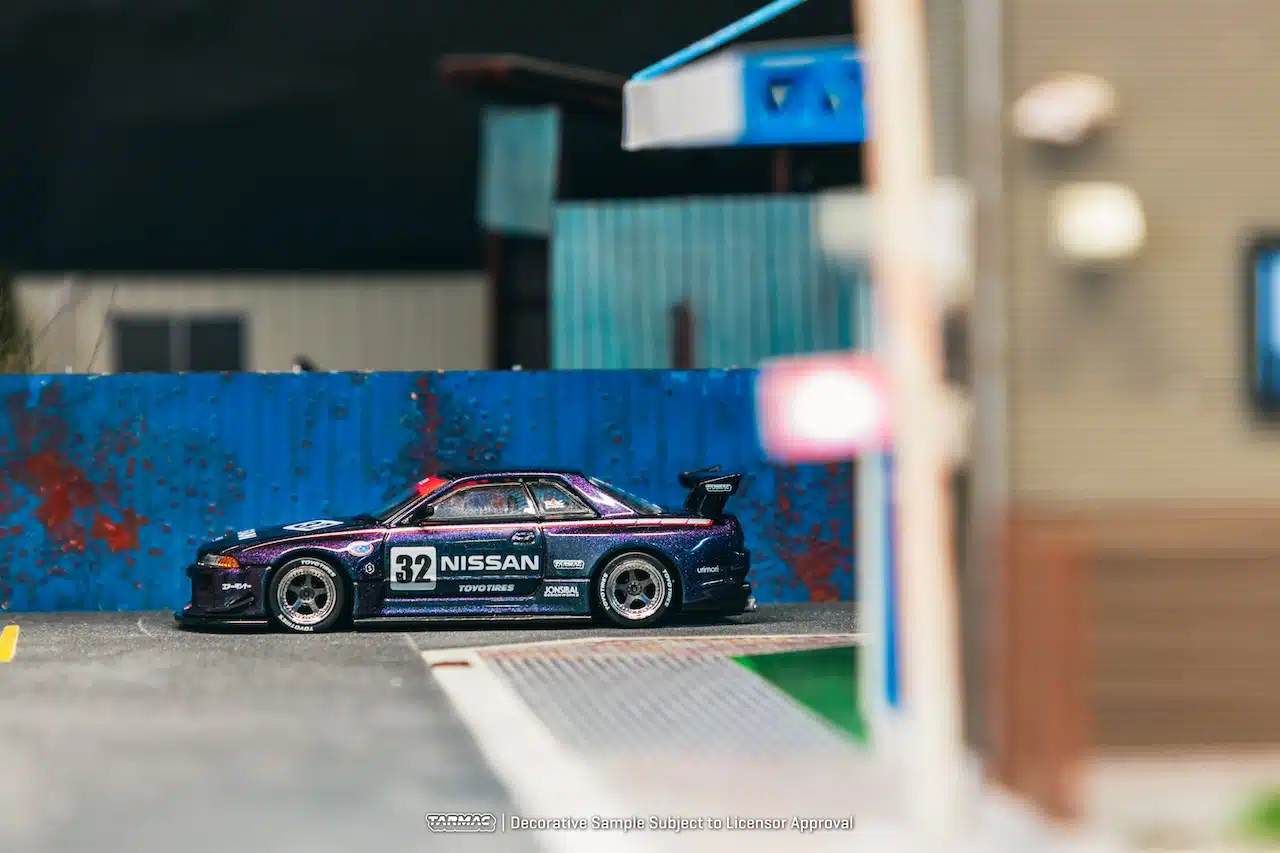 Tarmac Works - Nissan Skyline (R32) Widebody Midnight purple - GLOBAL64 - Scala 1/64 T64G-061-MP - Image 4