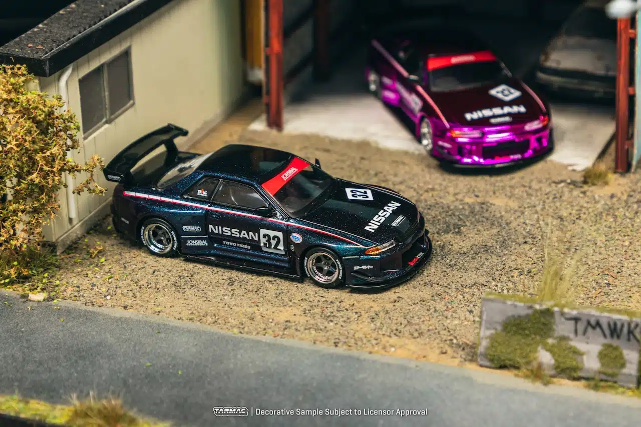 Tarmac Works - Nissan Skyline (R32) Widebody Midnight purple - GLOBAL64 - Scala 1/64 T64G-061-MP - Image 5