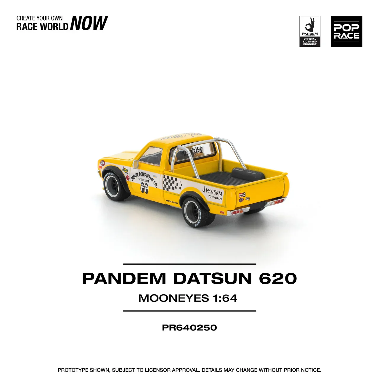 Pop Race - Pandem Datsun 620 Mooneyes - Scala 1/64 PR64-250 - Image 5