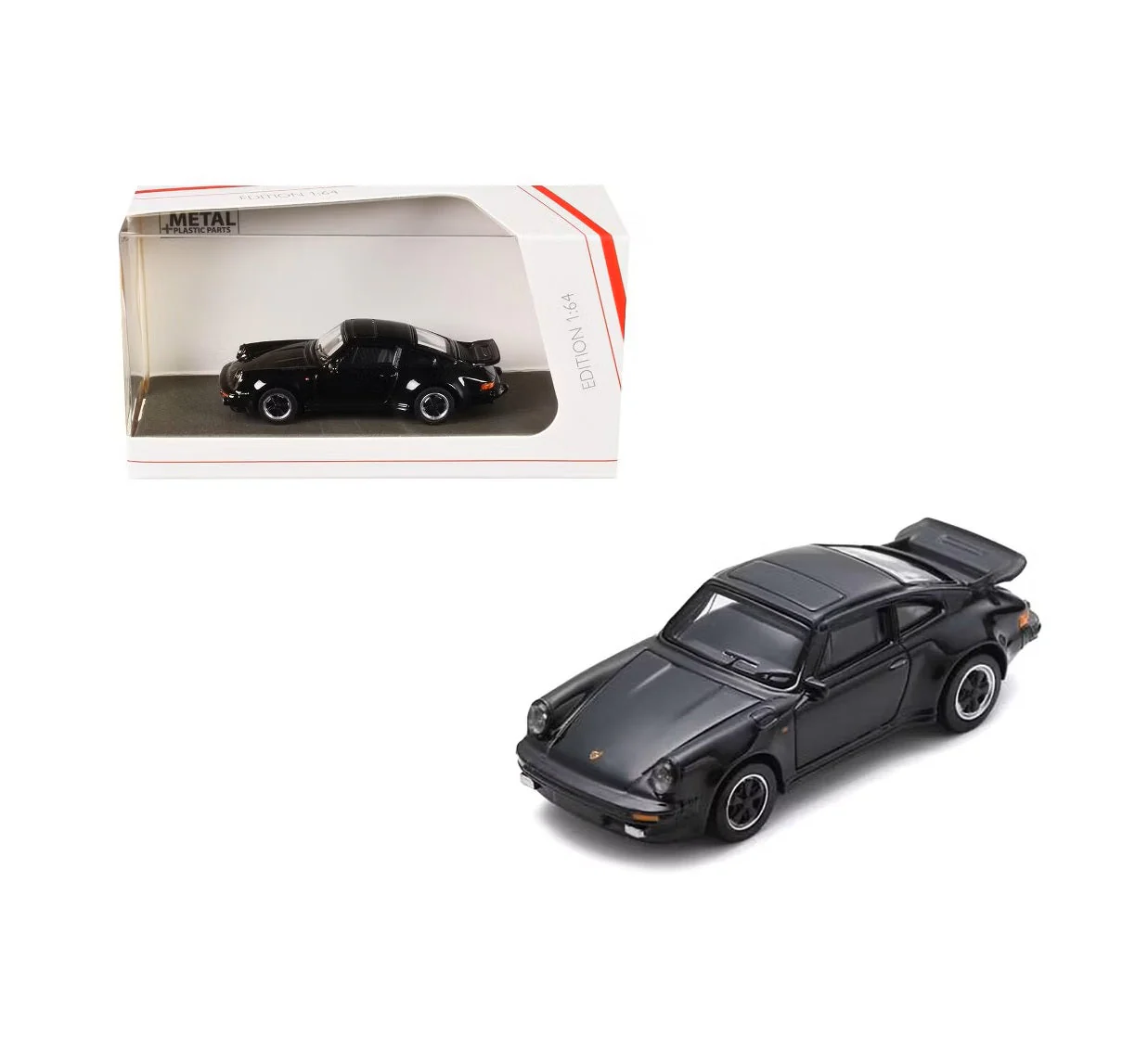 Schuco - Porsche 911 (930) Turbo Black - Scala 1/64
