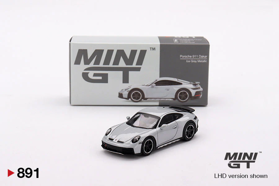 Mini GT - Porsche 911 Dakar Ice Gray Metallic LHD - Scala 1-64 MGT00891-L - Image 2