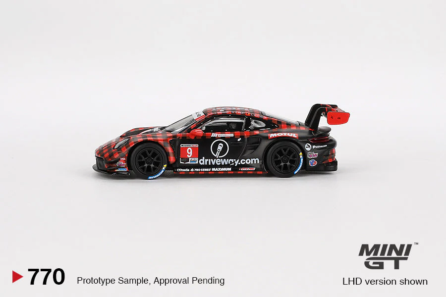 Mini GT - Porsche 911 GT3 R #9 GTD PRO Pfaff Motorsports IMSA 2023 Sebring 12 Hrs. Winner - Scala 1/64 MGT00770 - Image 4