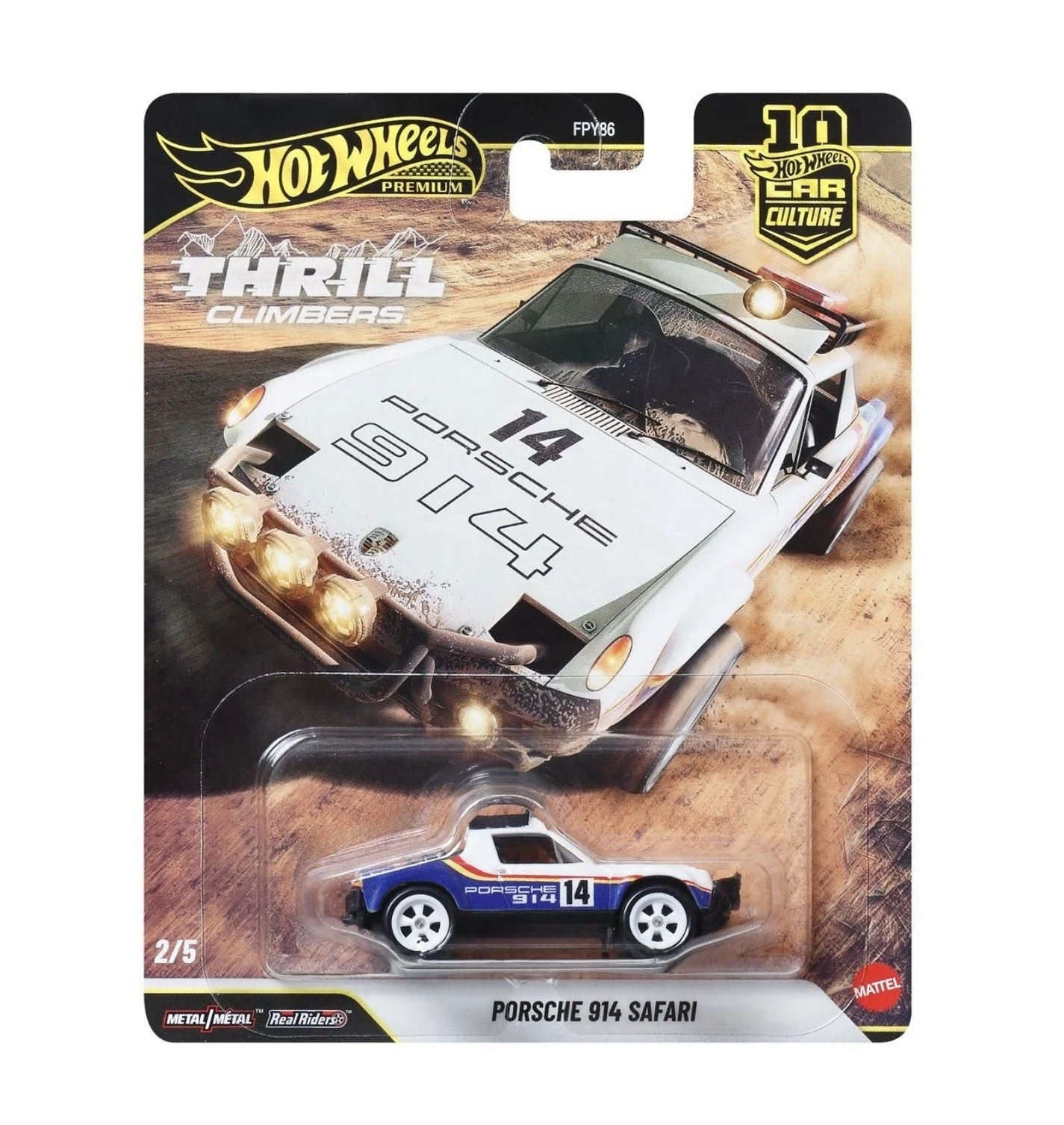 Hot Wheels Premium - Porsche 914 Safari Thrill Climbers - Scala 1/64