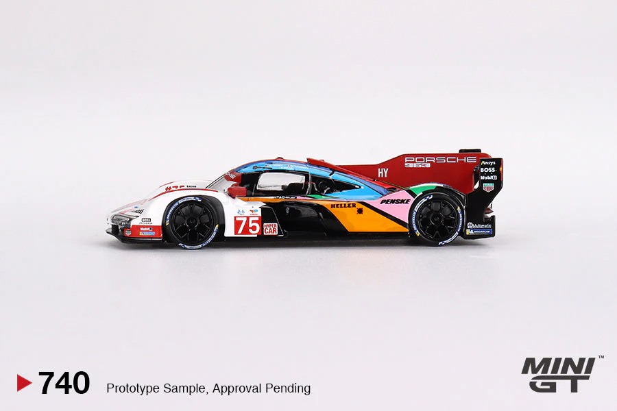 Mini GT - Porsche 963 #75 Porsche Penske Motorsport 2023 24 Hrs of Le Mans - Scala 1/64 MGT00740-L - Image 4