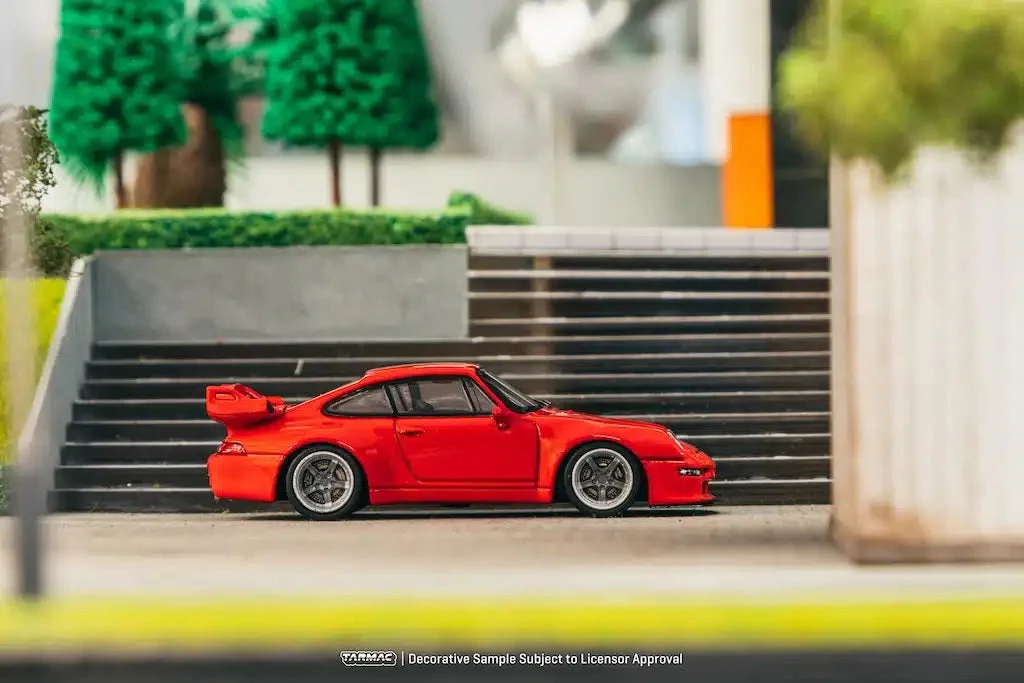 Tarmac Works - Porsche 993 Remastered By Gunther Werks Red - ROAD64 - Scala 1/64 T64R-TL054-RE - Image 5