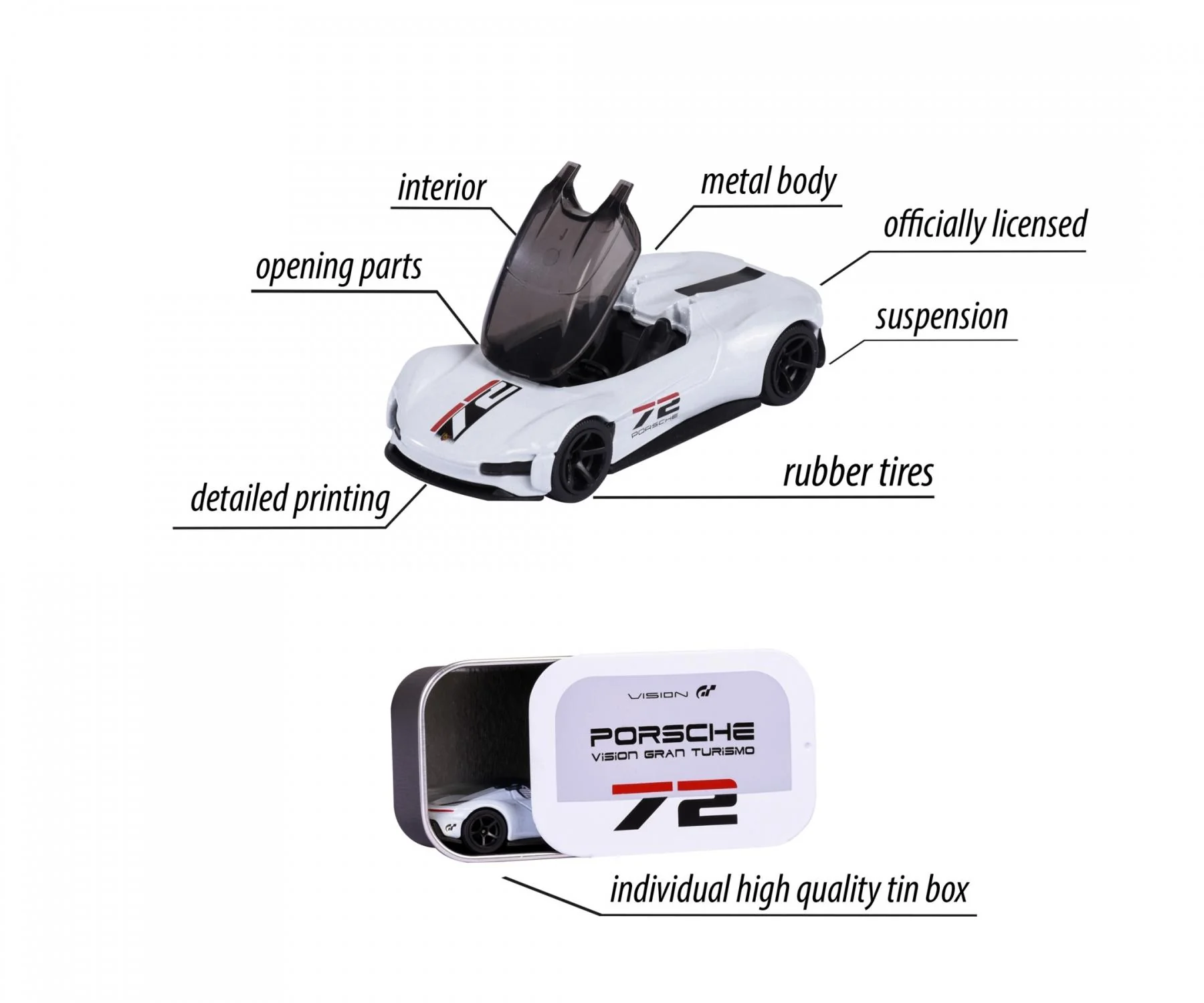 Majorette - Porsche Vision Gran Turismo - Scala 1/64 - Image 2