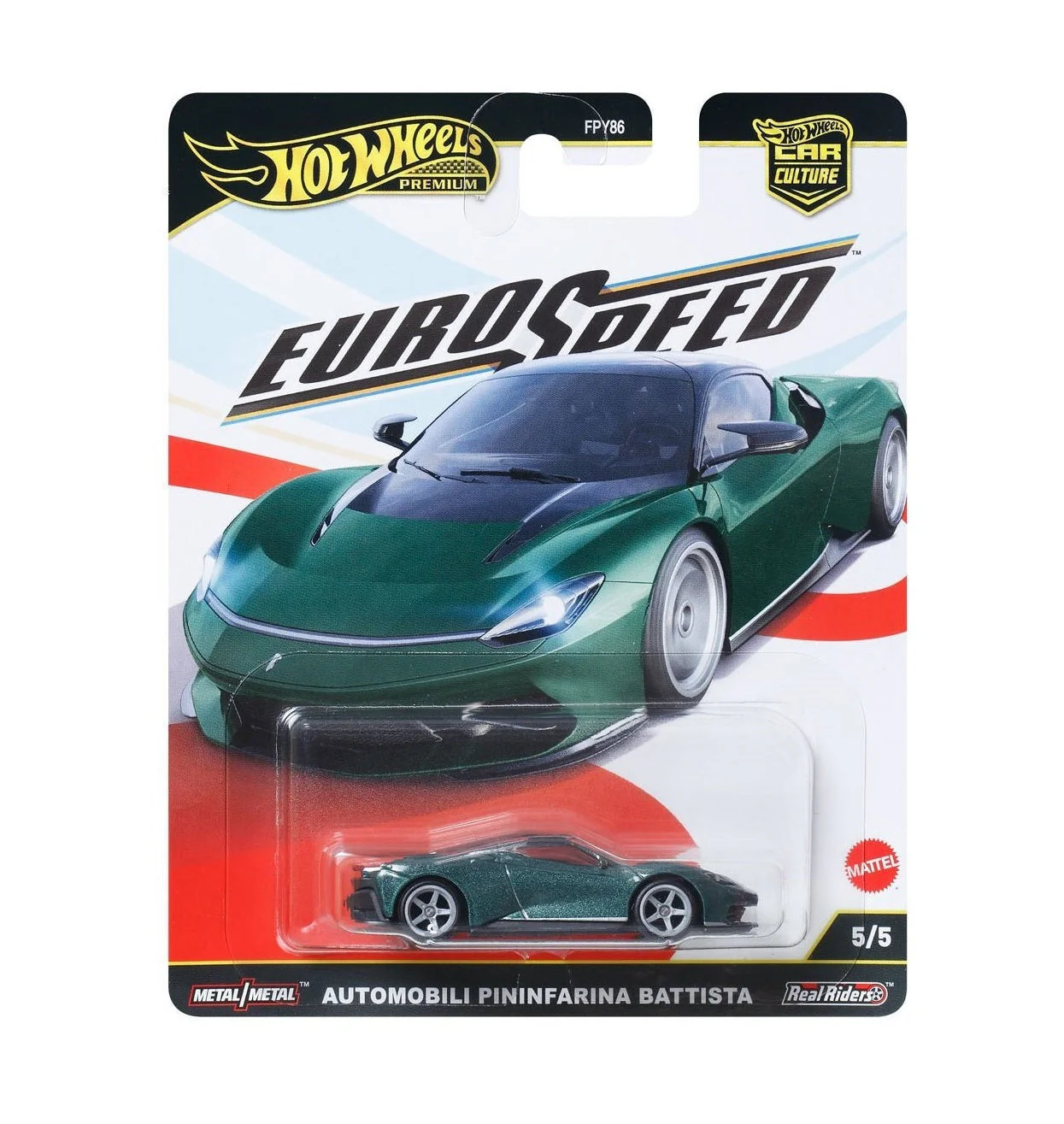 Hot Wheels Premium - Set 5 Modelli - Series Euro Speed - Car Culture - Scala 1/64 - Image 3