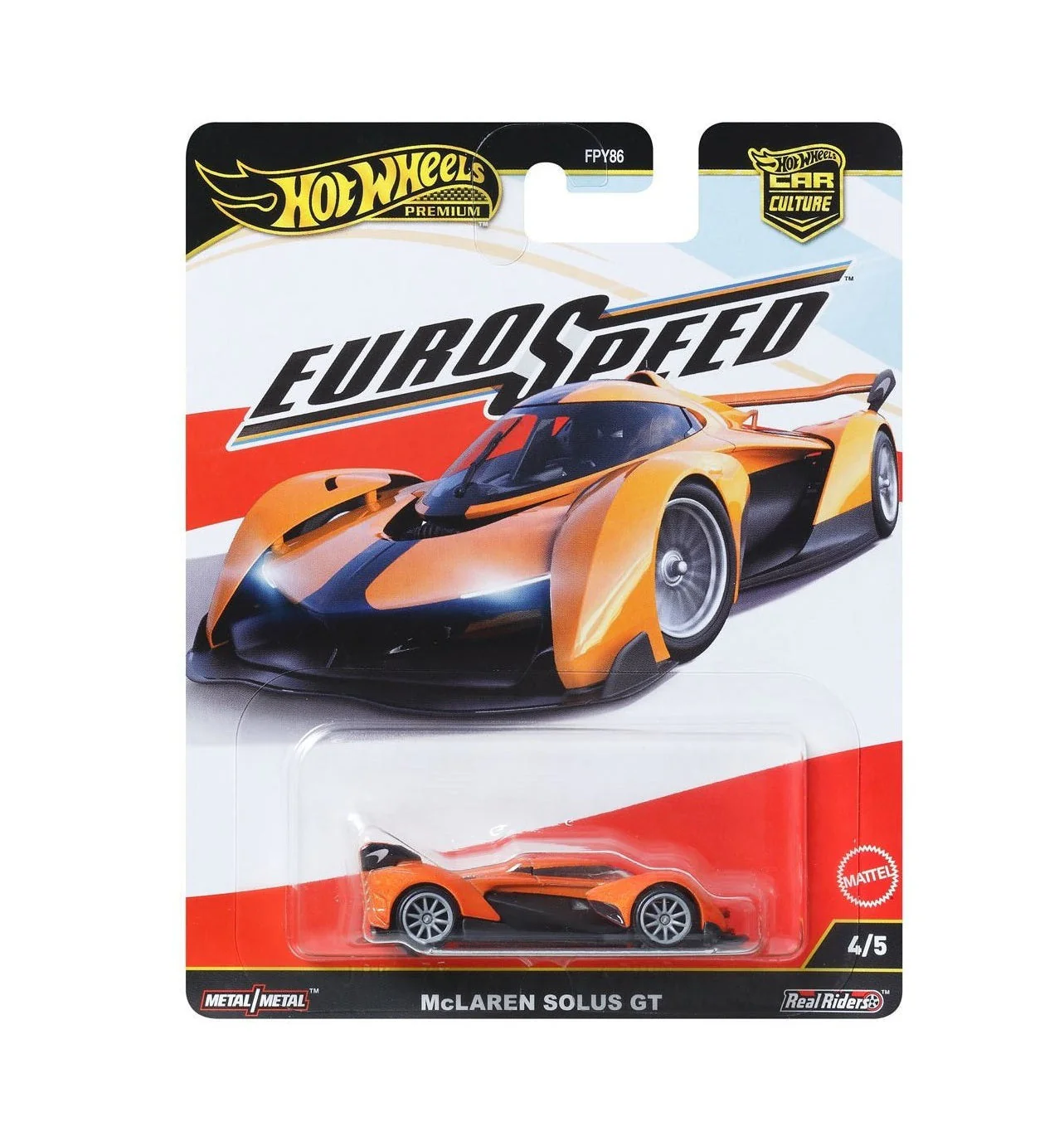 Hot Wheels Premium - Set 5 Modelli - Series Euro Speed - Car Culture - Scala 1/64 - Image 4