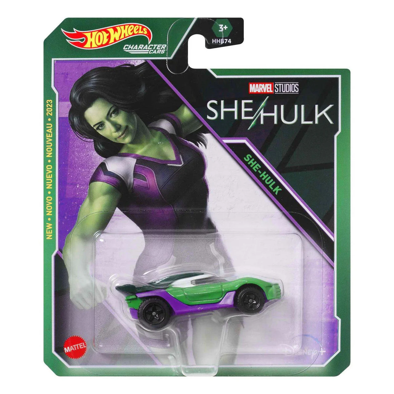 Hot Wheels - She Hulk Marvel Studios - HW Character Cars - Scala 1/64 Circa